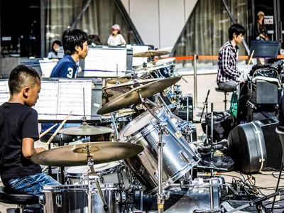 Gorin Music Studioのステージ。